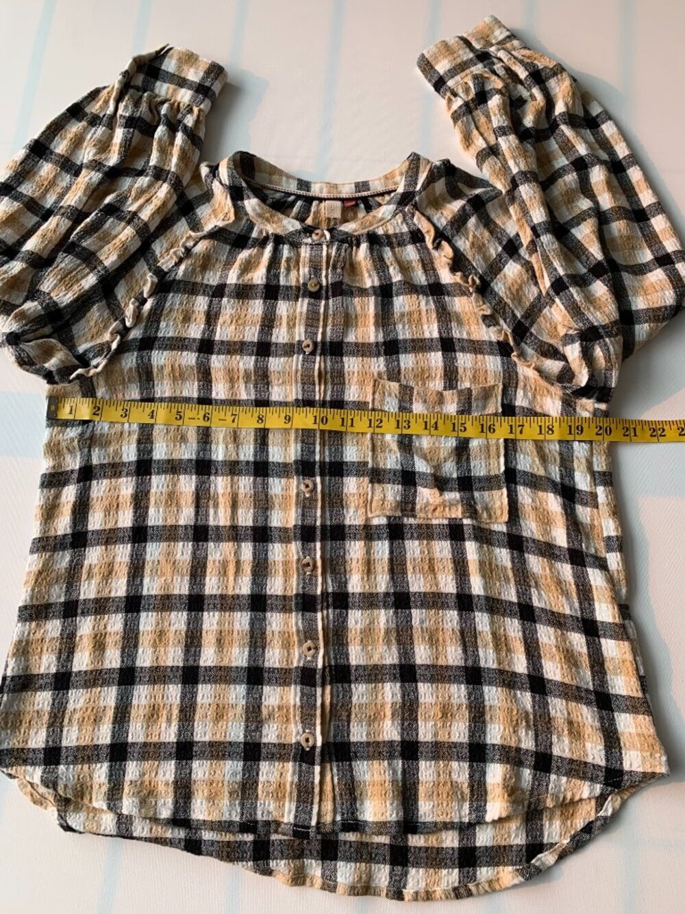 Pilcro Long Sleeve Blouse Wome's Size M crewneck - Picture 8 of 11